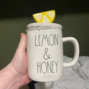 * Rae  Dunn Lemon & Honey Mug with Yellow Accent